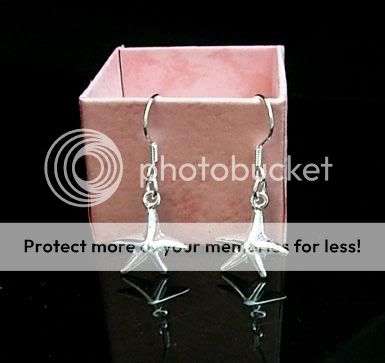 STUNNING 925 Sterling Silver STARFISH Earrings