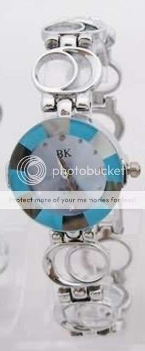 STUNNING BLUE AND SILVER BRACELET WATCH! STUNNING!