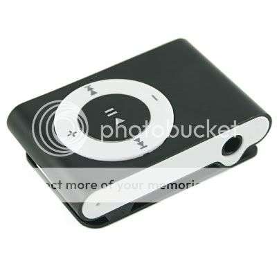 New 2GB MP3 MP4 Player Mini Clip Metal Case