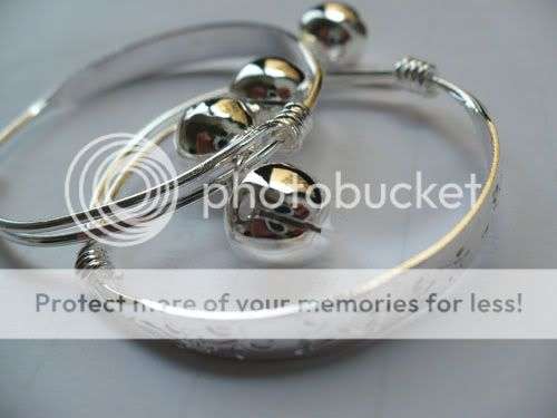 Tibetan Silver Baby Bracelet with bells
