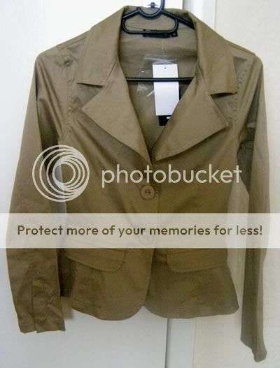 Fitted khaki YDE GEAR jacket  *brand new!*