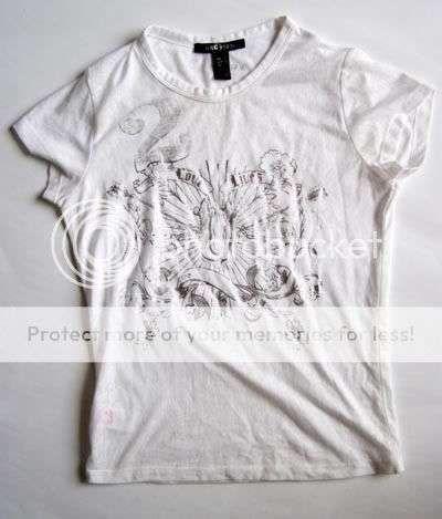 FAB WHITE MANGO TOP WITH SILVER PIC!!!