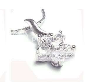 18k gp Stunning Designer Flower Pendant with Sim Diamond