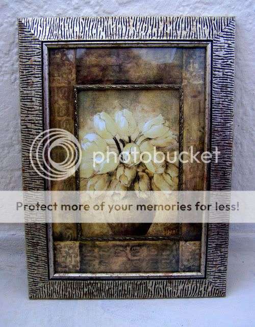 Stunning ANTIQUE framed Painting 47X34.5 CM