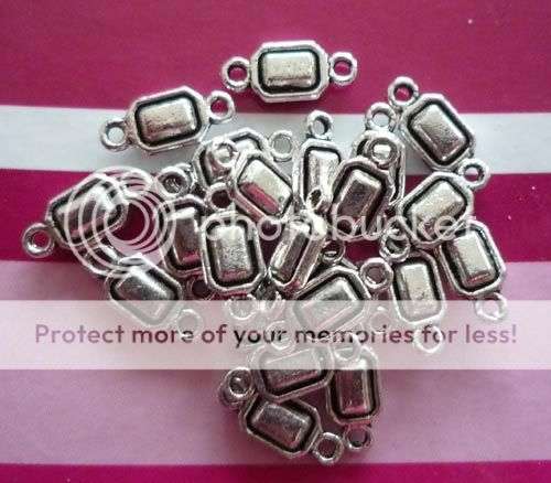 50 Pcs Tibetan Silver Candy Spacers