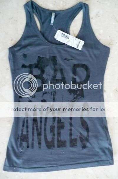 ITALIAN DESIGNER Bad Angel black and grey vest