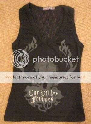 YDE REVERSE black top with lace back