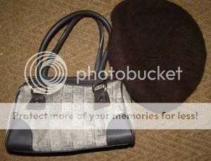 Very cute LIZ CLAIBORNE bowler bag bought in COSTA RICA *free hat*