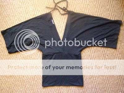 Sexy Black Kimono Style Top PLUS FREE GIFT