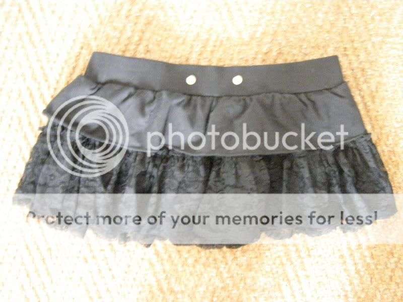 Cute black frilly MIX skirt BRAND NEW tags still attached!