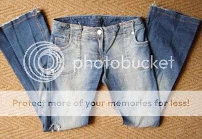 Stunning ripped YDE jeans