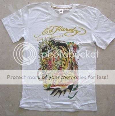 ED HARDY snarling tiger t-shirt
