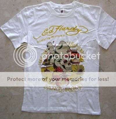 ED HARDY skull t shirt
