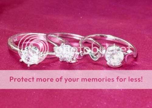 JOBLOT 3 STUNNING SILVER AND SIM DIAMOND RINGS!