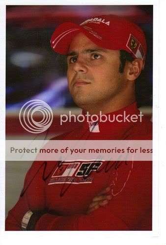 FELIPE MASSA - SCUDERIA FERRARI F1 - SIGNED PHOTOGRAPH - C.O.A.