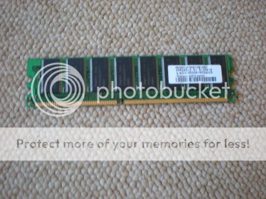 512MB DDR266 1RX8 PC2-4200U-444-12-ZZ CL4!