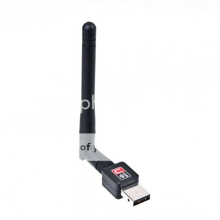 Free Shipping!!  USB 150M Wireless LAN Adapter 802.11b/n/g WiFi 2dBi Antenna 150Mbps