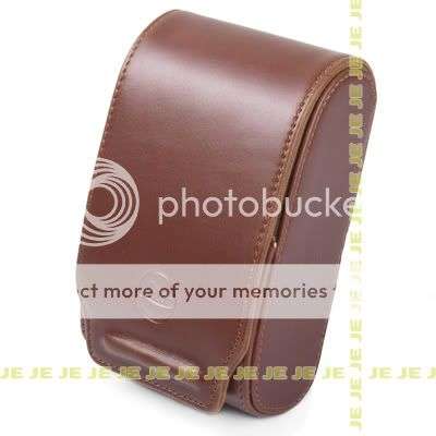 B680 Leather Camera Case Bag for LEICA V-LUX20 w/ Strap