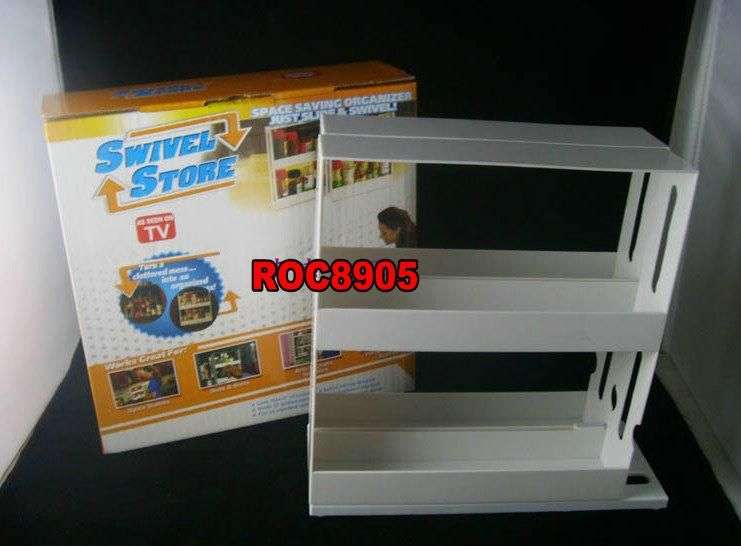 SWIVEL STORE SPACE Saving Organizer Just Slide & Swivel AS SEEN ON TV!!
