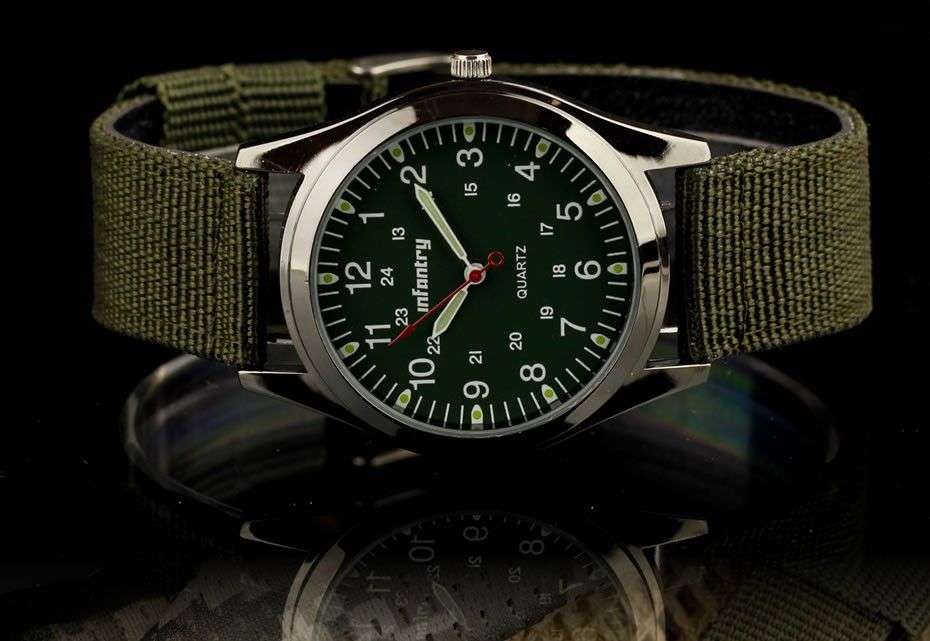 INFANTRY MILITARY CO. Infiltrator Classic Bond Watch  BOXED, FULLY LOADED!