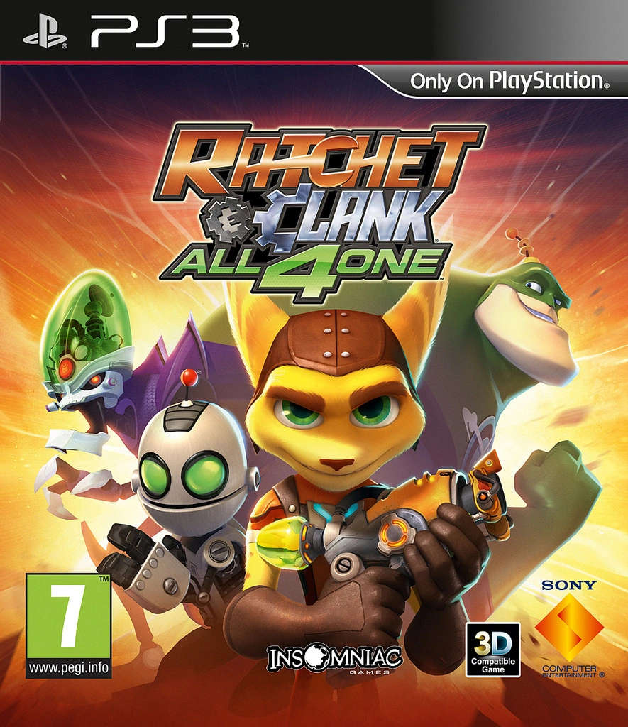 PS3 RATCHET & CLANK ALL 4 ONE / BID TO WIN