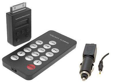 FM Transmitter & Remote Control For iPHONE 3G - 3GS - 4G & IPOD - InSTOCK - Lowest Price