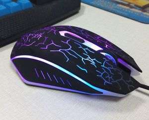 Weibo Gaming Mouse, 1600 DPI USB Wired Optical Game Light Mouse, 6 Buttons for Notebook, PC, Laptop