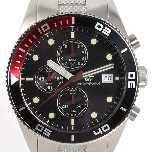 ****R4599****  Emporio Armani AR5855 Chronograph watch **** For Him ***** Mens Chronograph Watch ***