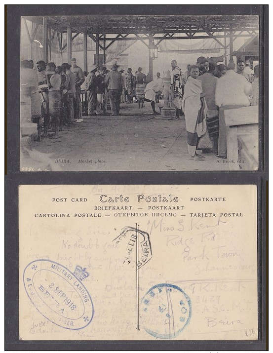 MOZAMBIQUE: Market Place, Beira,On Active Service, SASC MT; Military landing & Embarkation Officer S