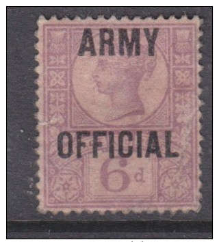 Great Britain,Queen Victoria 1901 Army Official,6d,