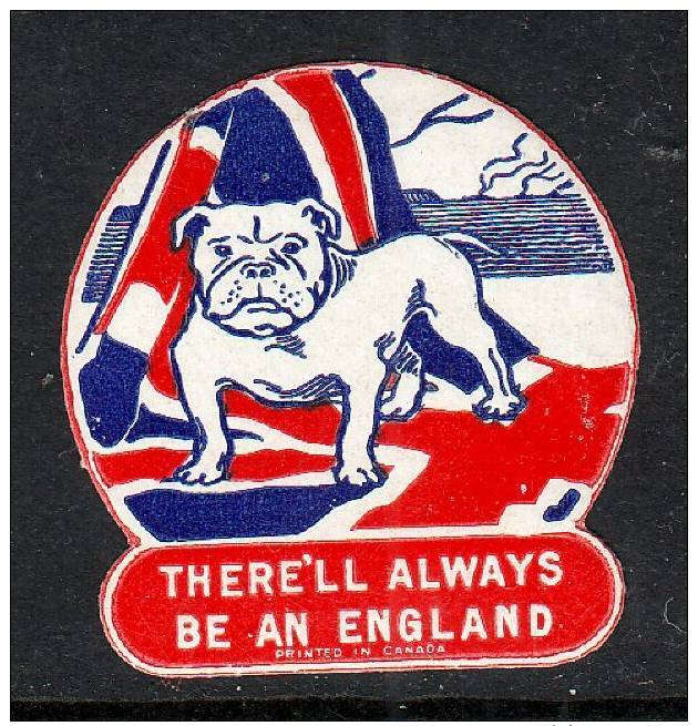 GREAT BRITAIN- There'll Always Be An England, Bulldog and Union Flag