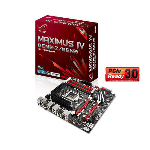 ASUS MAXIMUS IV GENE-Z GENERATION 3 MOTHERBOARD
