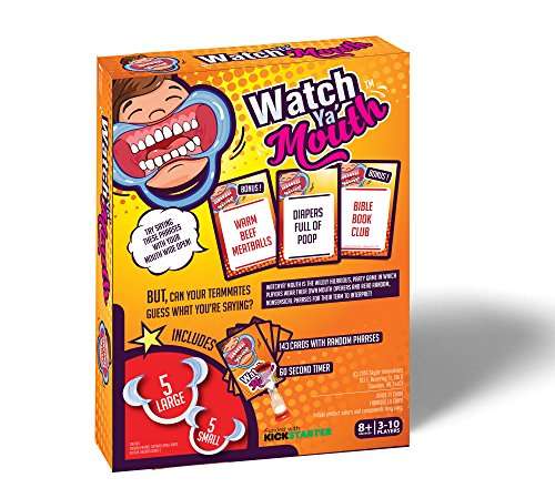 Watch Ya' Mouth Family Edition - The Authentic, Hilarious, Mouthguard Party Game