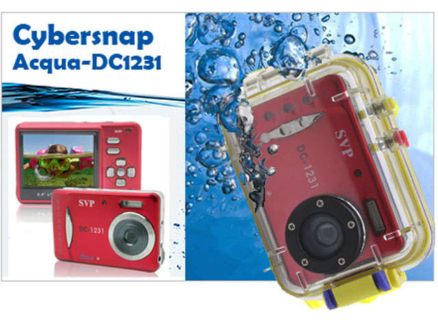 New Red Underwater Digital Camera - 10m Deep