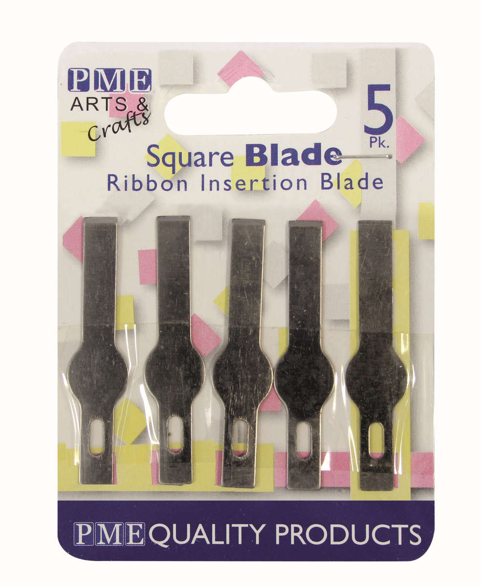 PME 5pk Spare Ribbon Insertion Blades For Craft Knife