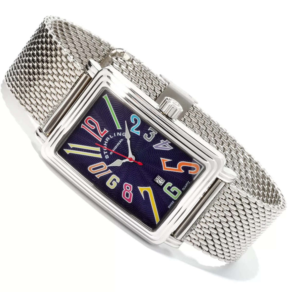 STUHRLING ORIGINAL® Men's UPTOWN OZZIE GENTEEL Swiss Quartz Watch BRAND NEW in box w/ paperwork