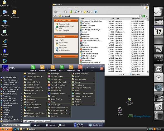 Windows XP to Vista Trasnformer