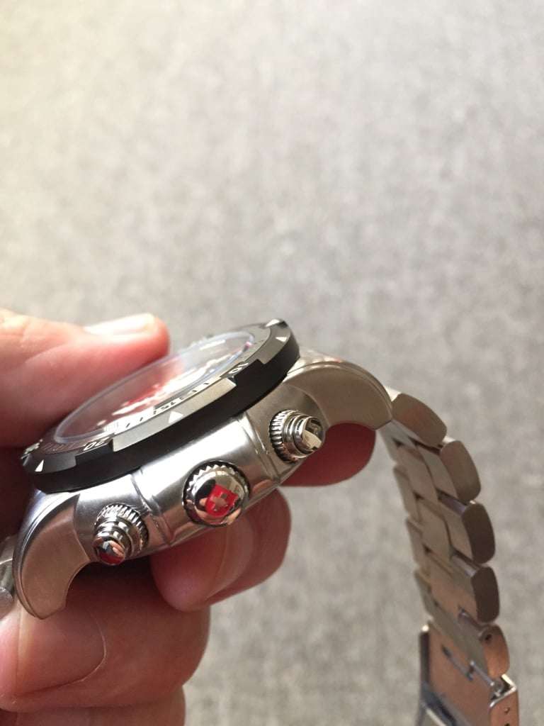 **R14 000.00 @ RETAIL** CX SWISS MILITARY®  "SEA WOLF" 1000m SW I CHRONOGRAPH WATCH