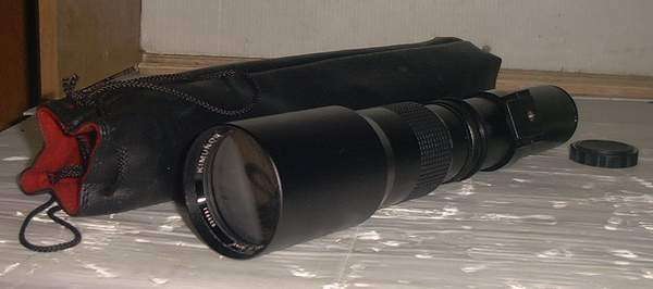 KIMUNOR 500mm/f8 LENS - **Nikon F-Mount** - With SoftLeather bag !! Excellent Condition!