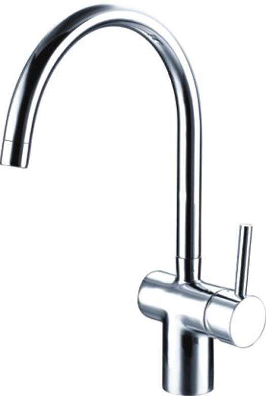 Modern Single Lever Kitchen Sinks Mixer Taps Swivel Spout Chrome New