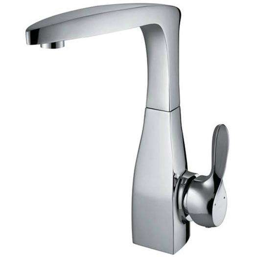 Ultra Stylish Modern Single Lever Kitchen Sinks Mixer Taps Swivel Spout Chrome New
