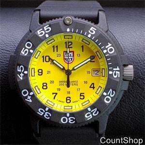 Luminox 3005 Yellow Navy SEAL Diver Watch | 43mm Dial | NEW