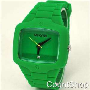 Nixon Rubber Player Analog Watch A139 | Green | NEW