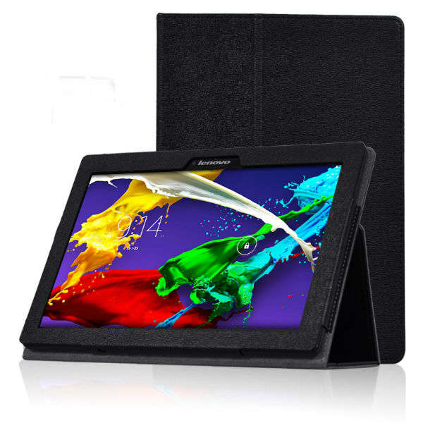 Folding Stand PU Leather Case Cover For Lenovo A10-70F