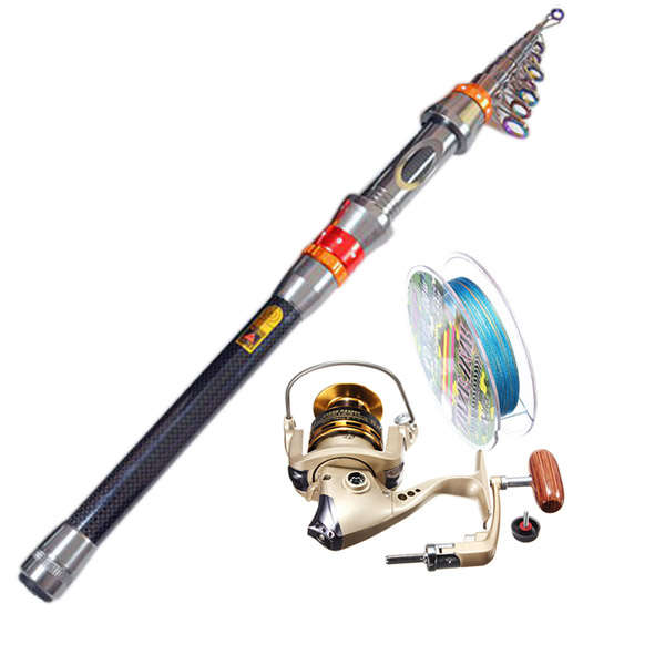 Superhard Telescopic Fishing Rod Set Freshwater Fishing Sea Fishing
