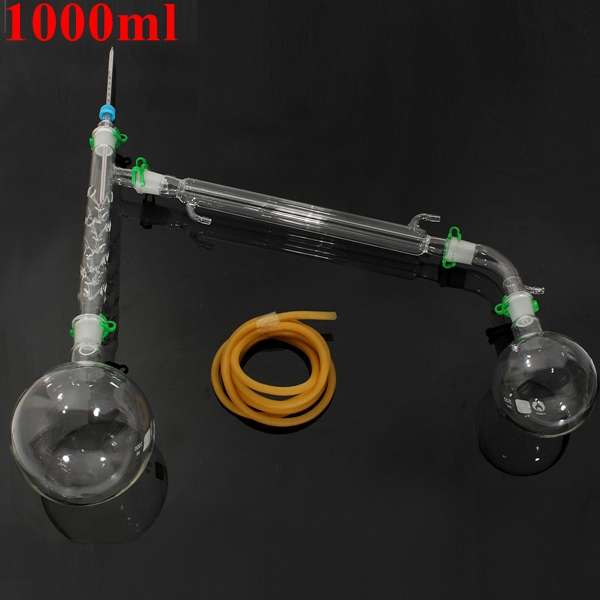 1000ml Vacuum Distillation Extract Kit 20/40 Joint Lab Glassware Set