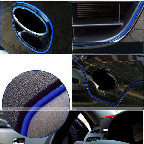 5M Car Grille Interior Exterior Mouldings Trim Outlet Decoration Strip