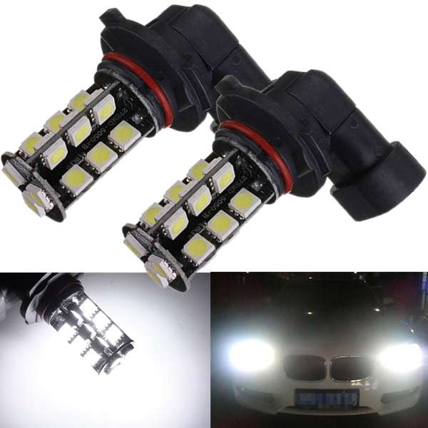 2pcs 9005 27LED 5050 SMD Canbus Error Free Fog Driving Light Bulbs