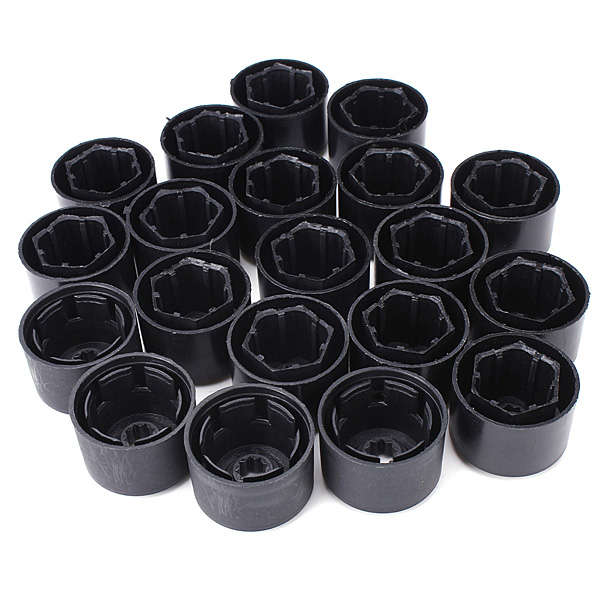 20 Wheel Nut Bolt Cover Cap 17mm For VW Golf MK4 Passat Audi Beetle *Free Shipping