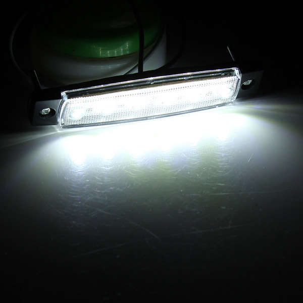 12V 6LED Bus Truck Trailer Lorry Side Markers Indicator Light Sidelamp